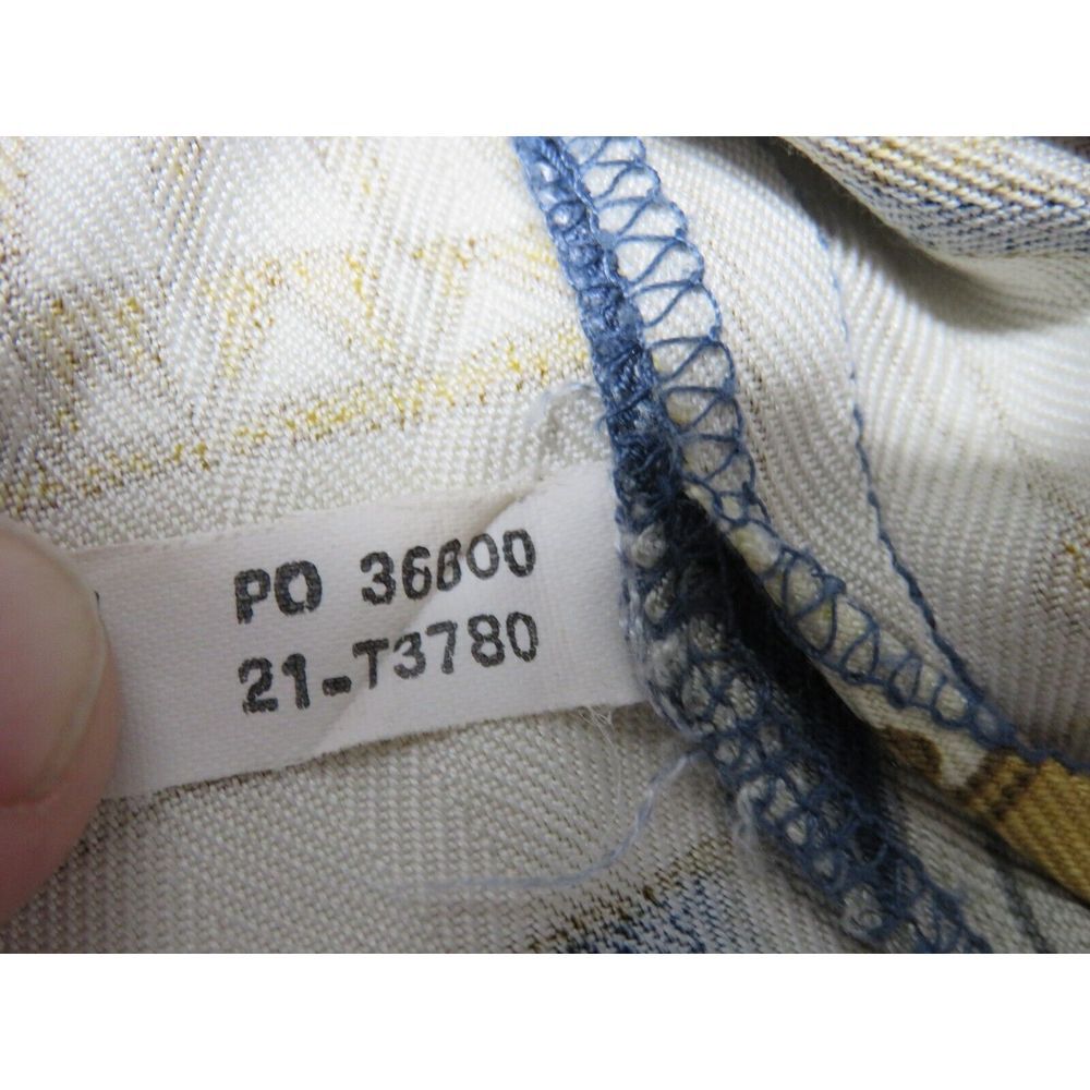 Mens Tommy Bahama‎ Short Sleeve Button Front Hawaiian Shirt L Silk Blue Drums - Picture 5 of 5